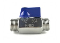 不鏽鋼雙外牙迷你球閥