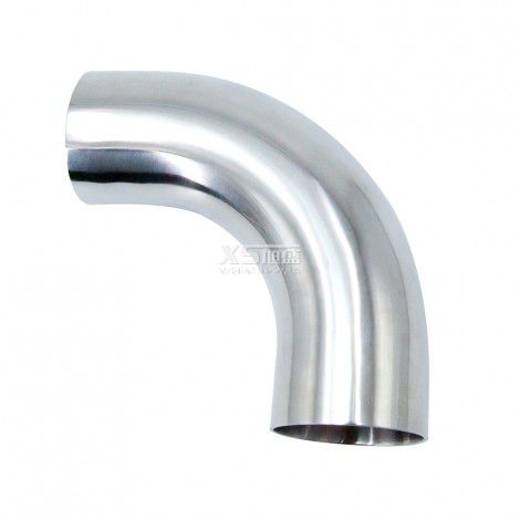 Stainless Steel Matte Polished Sanitary Long Bend Elbow