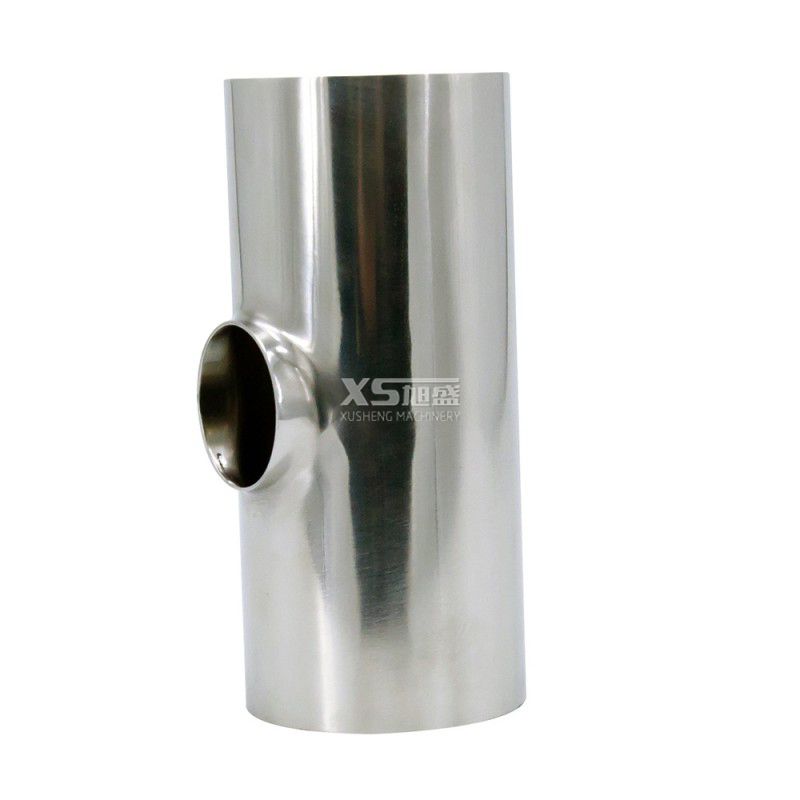 Pipe Fitting Stainless Steel Hygienic Welded Reducing Short Tee