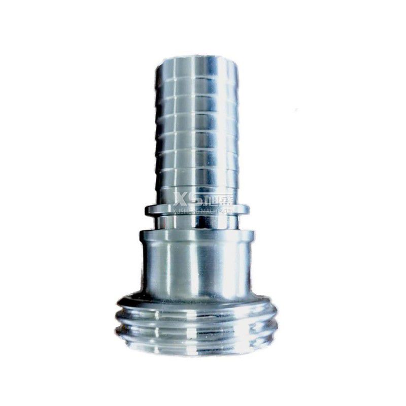 SMS SS304 Stainless Steel Sanitary Male High Pressure Hose Adapter